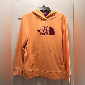 The North Face Peach Hooded Sweatshirt Hoodie XL